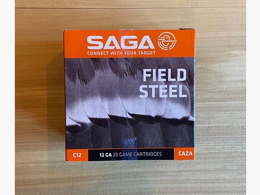 SAGA Field Steel - Cal. 12/70 - 32g - No. 4 (3.25mm) - Lead-free