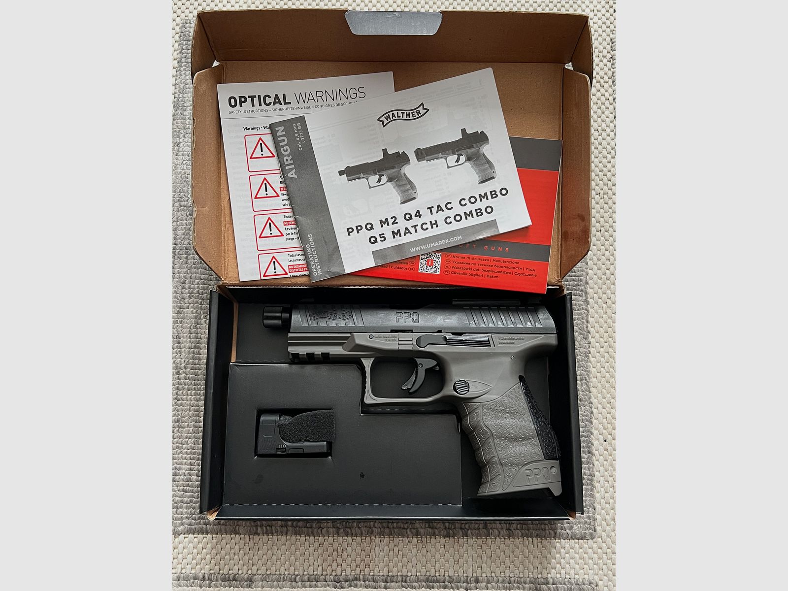 Walther PPQ M2 Q4 TAC COMBO