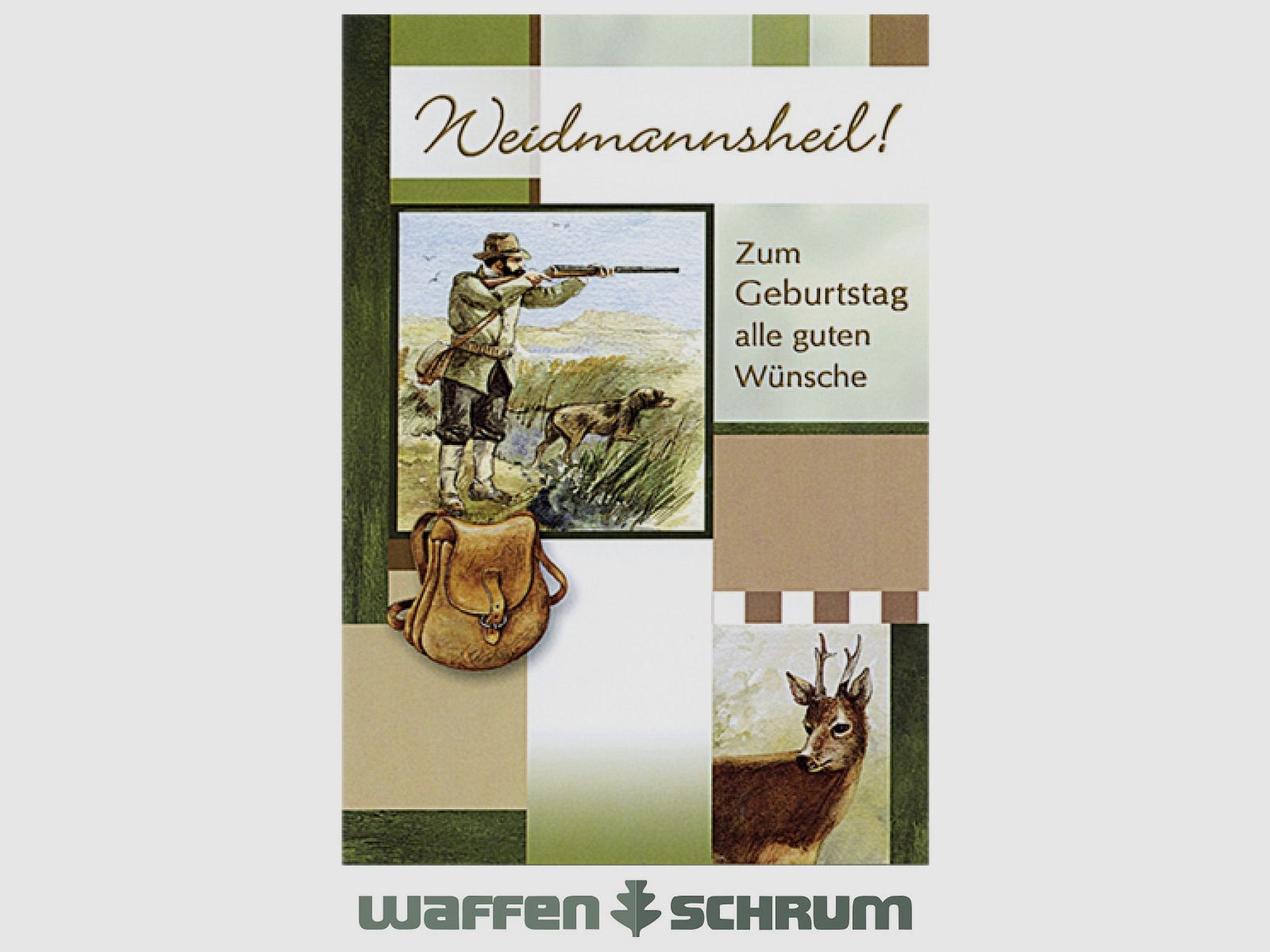 Fritzmann Geburtstags Karte Jagd