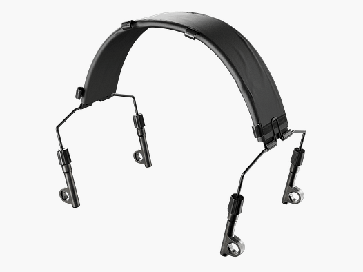 Sordin – Adapter für X2-Gehörschutz, zur Umrüstung auf Kopfbügel, Leder – 60205