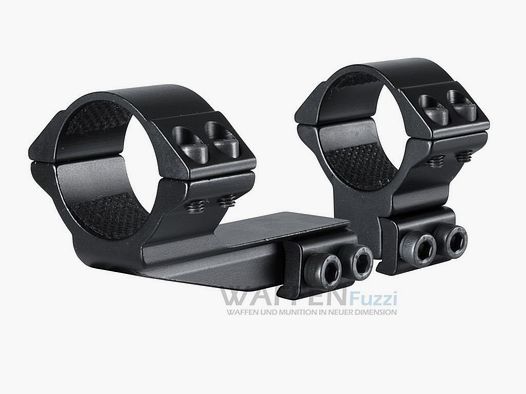 Versatzmontage 2" für 11mm Prismenschiene hohe Sattelhöhe 30mm Ringdurchmesser