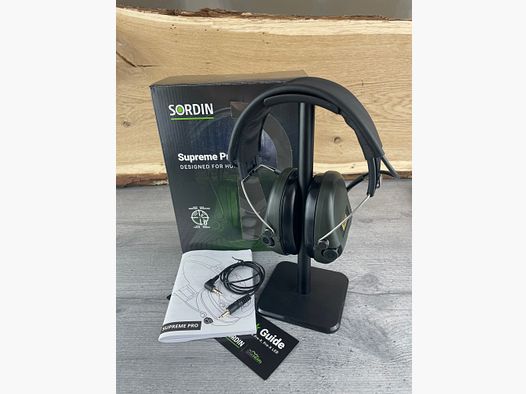 BWare Sordin 75302-X/L-S Elektroniczna ochrona słuchu Supreme Pro X na głowę Zielona