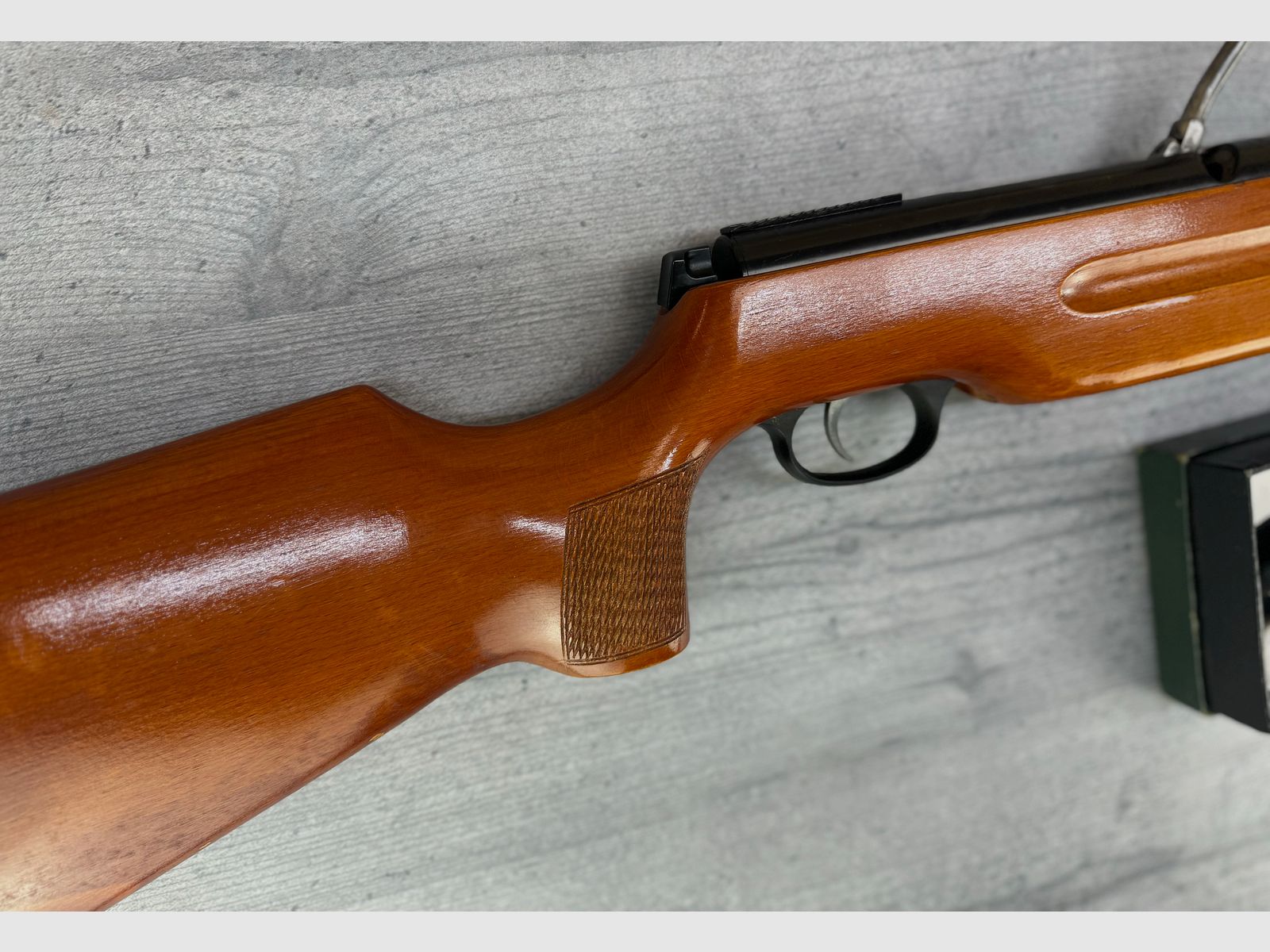 Haenel Mod. 311 Luftgewehr 4,5mm Diabolo mit Original Diopter (+Set) und Kimme, Tragetasche