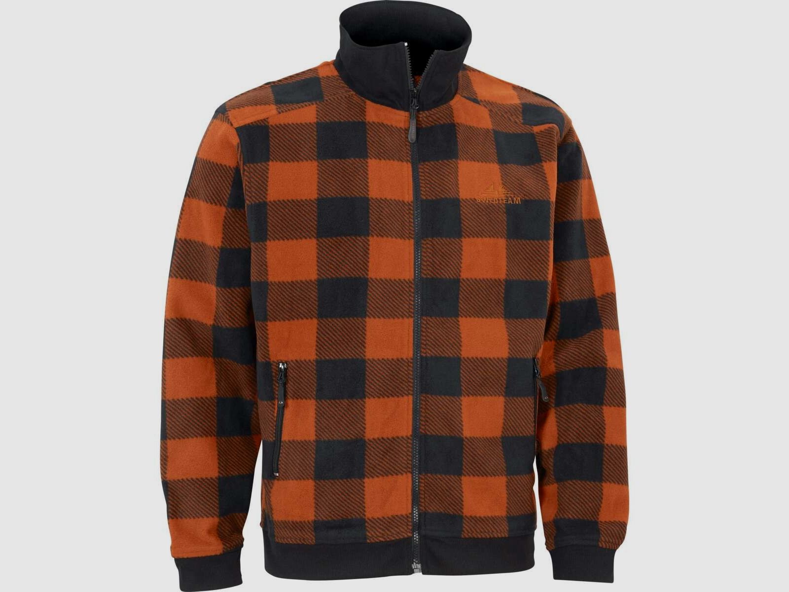 Swedteam Lynx Pullover mit durchgehendem Reißverschluss in Swedteam Orange S