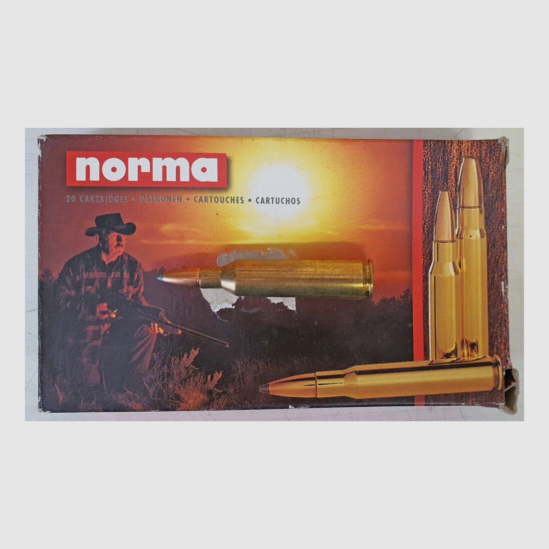 Munitions NORMA .22-250 53grs à demi-jacket
