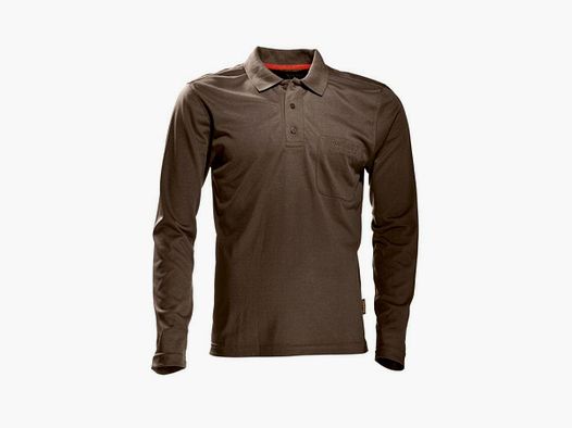 Poloshirt Mountain Langarm