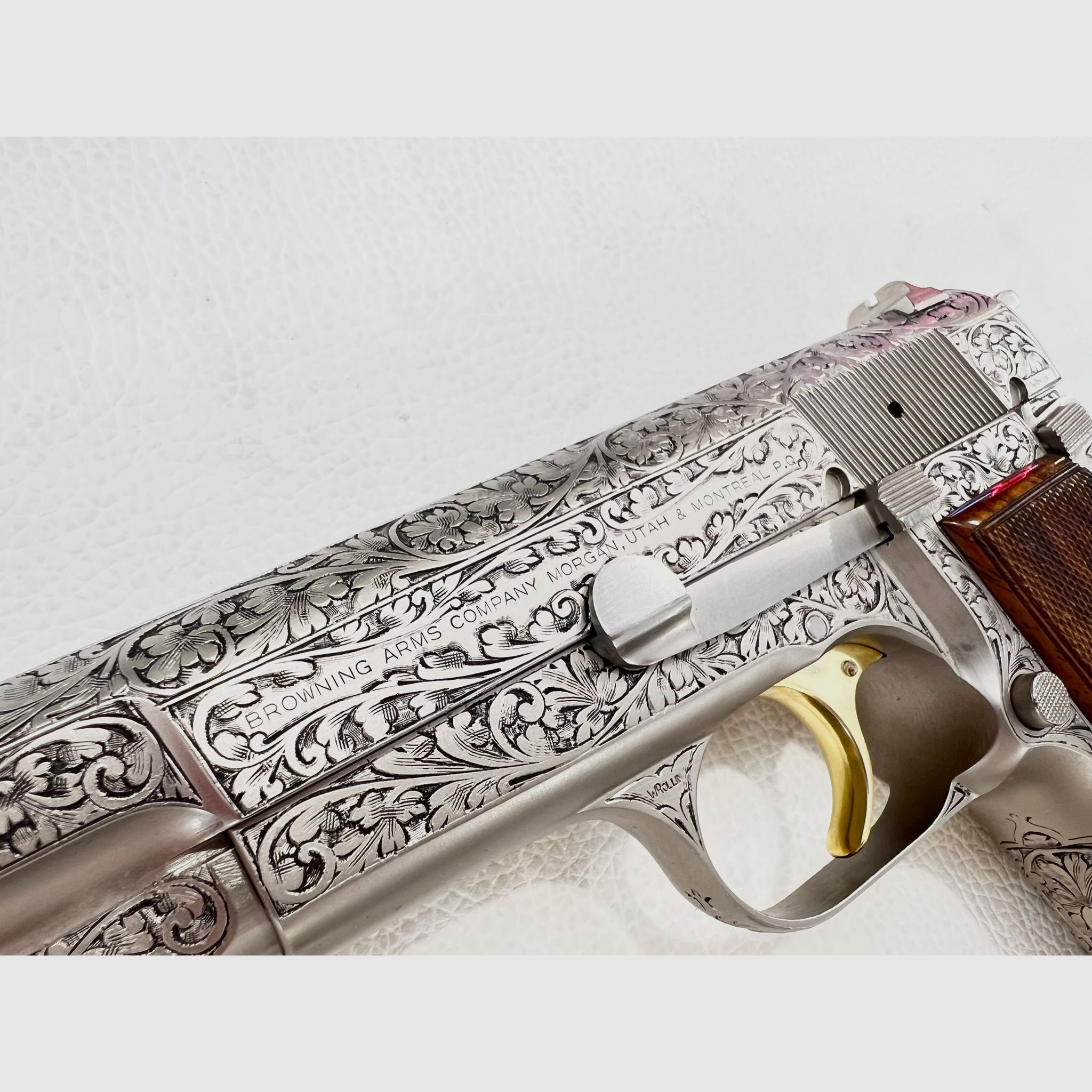 FN BROWNING HIGH POWER RENAISSANCE SILVER JMB CUSTOM - 7,65 PARA, Bild 3 von 9