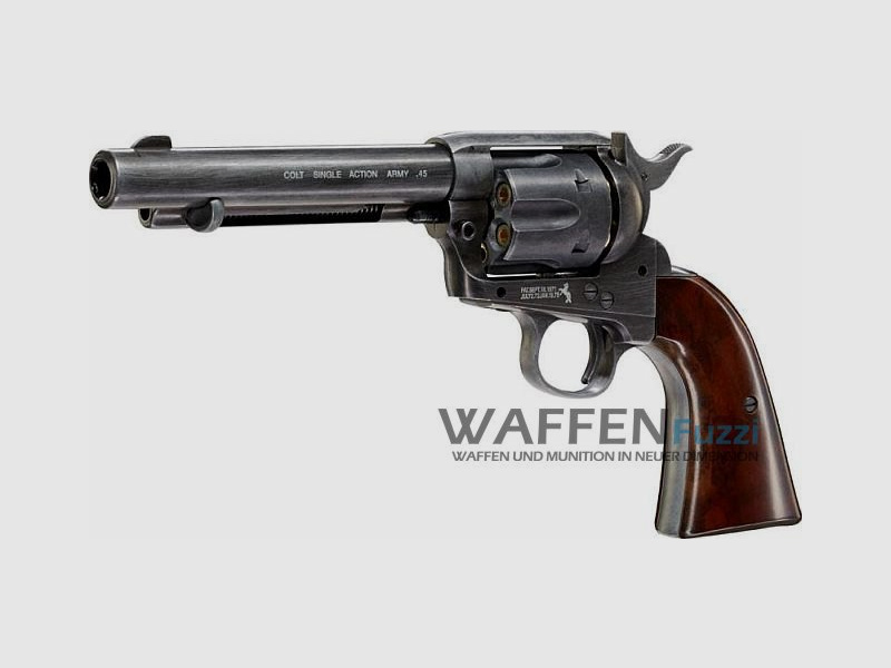 Colt Single Action Army 45 CO2 Revolver 4,5 mm BB, matt brüniert