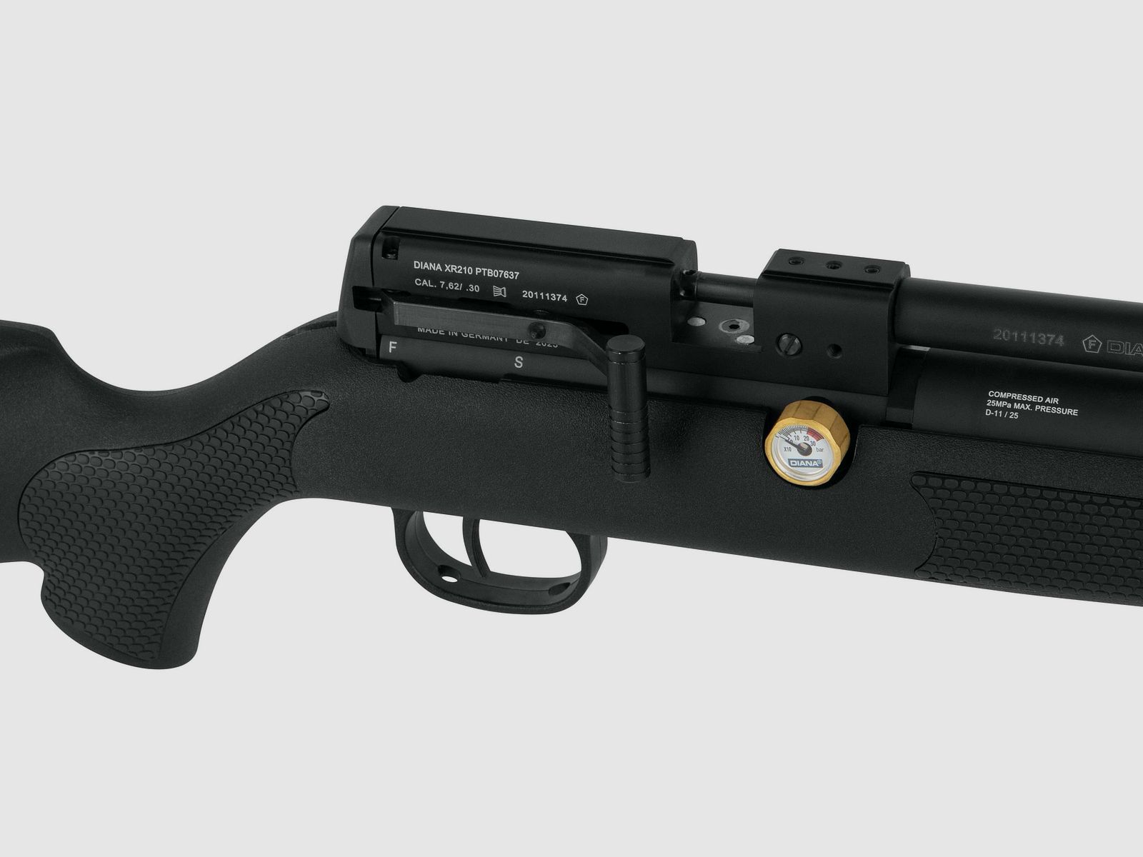 DIANA XR210 Schwarz 7,62mm - Druckluft Pressluft | PCP, Bild 9 von 9