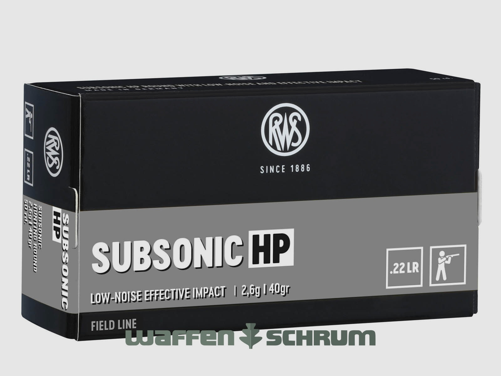 RWS Subsonic HP 2,6g - 40gr .22lr