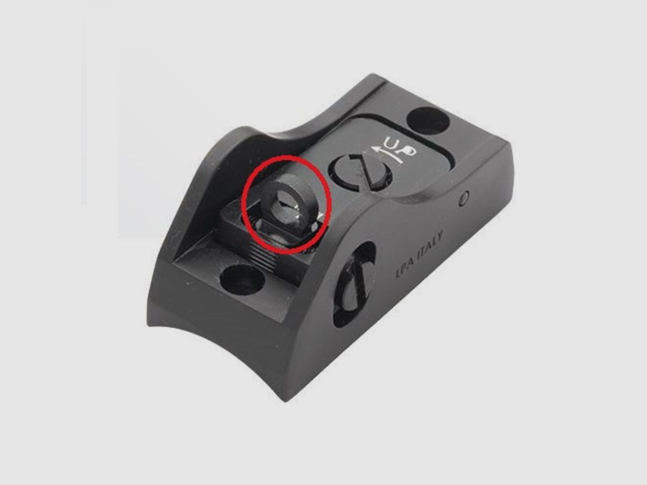 LPA Mira Ghostring 5mm negro escopeta