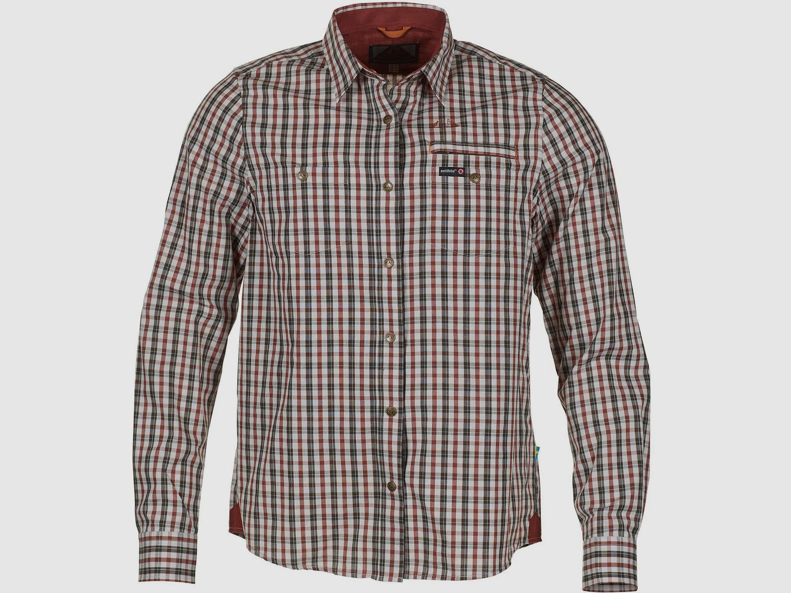 Swedteam Lynx Antibite Hemd Damen Dark Orange 34