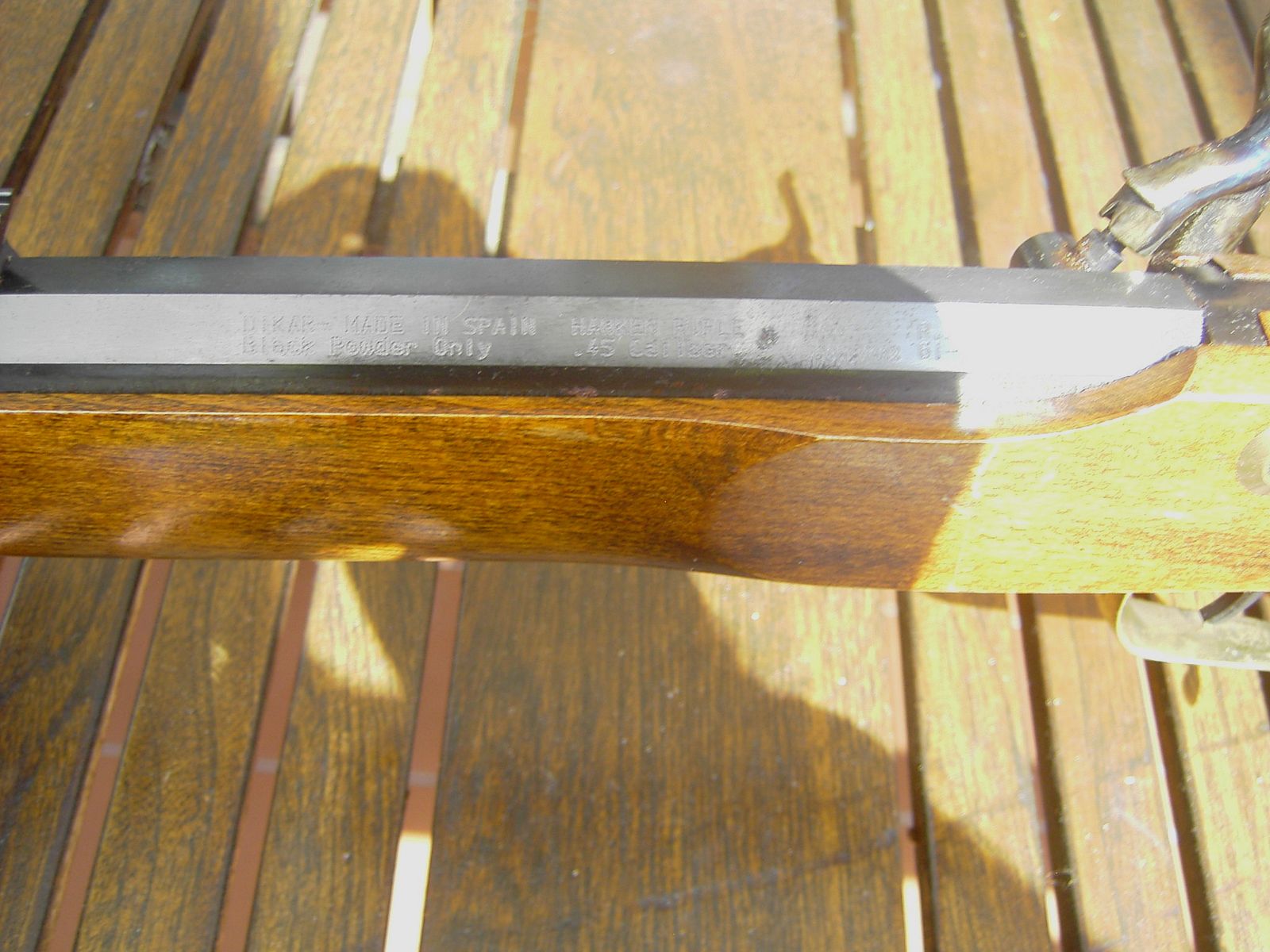 Vorderlader Dikar Made in Spain Hawken Rifle 45 cal.
