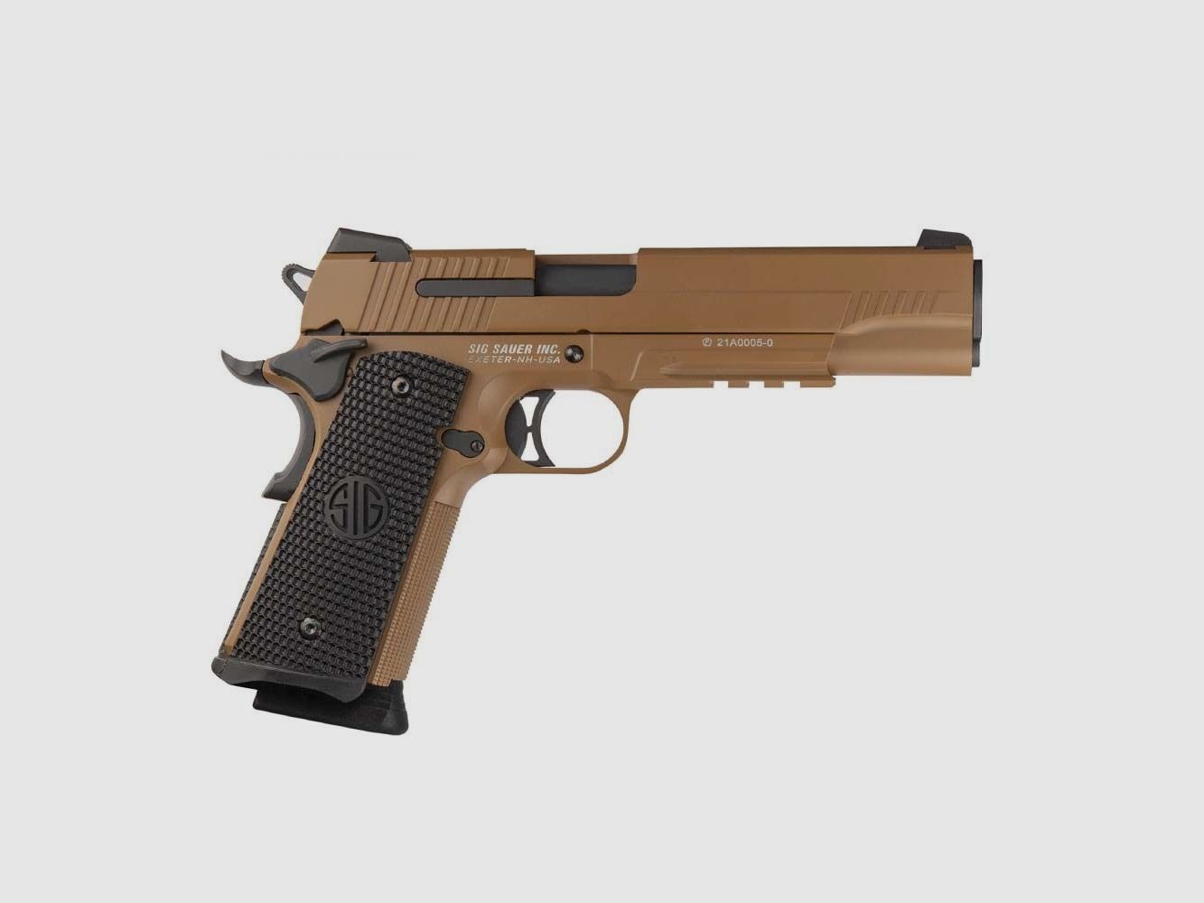 Sig Sauer 1911 Emperor Scorpion GBB 4.5mm BB Coyote Tan