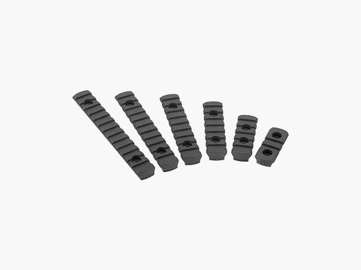 Rail Set M-LOK to Picatinny, 2/5/7/9/11 Slot Black - Hera Arms