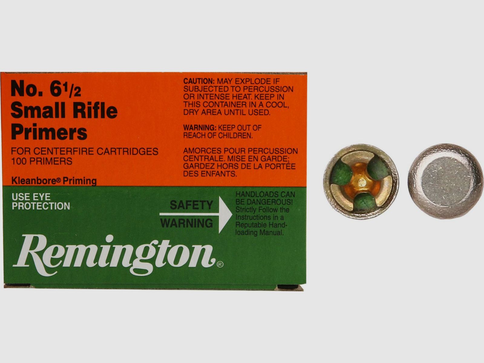 Amorces Remington 6 1/2 Small Rifle 100 pièces