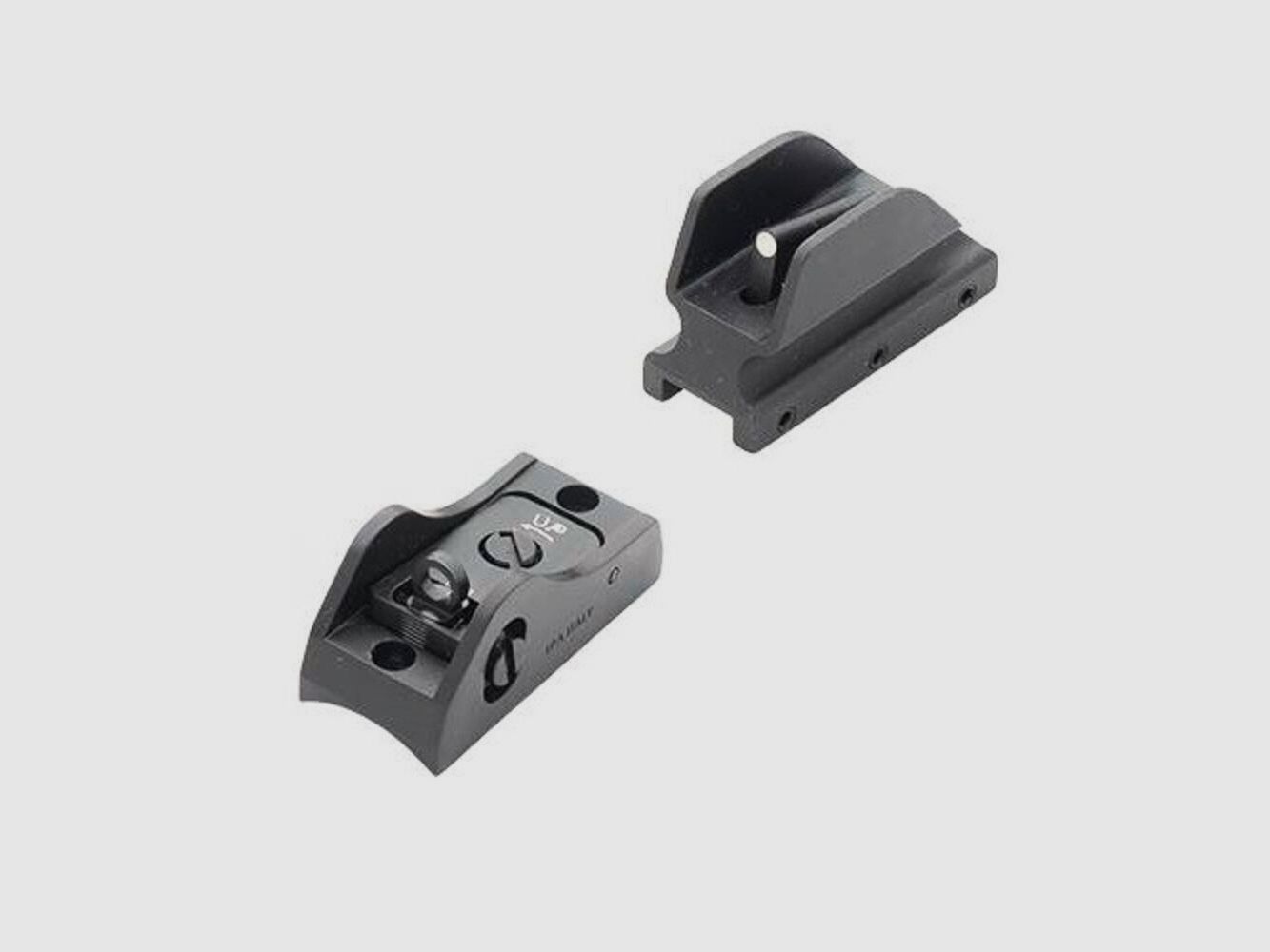 LPA T-Visierset Rib Ghostring m/Dot weiß