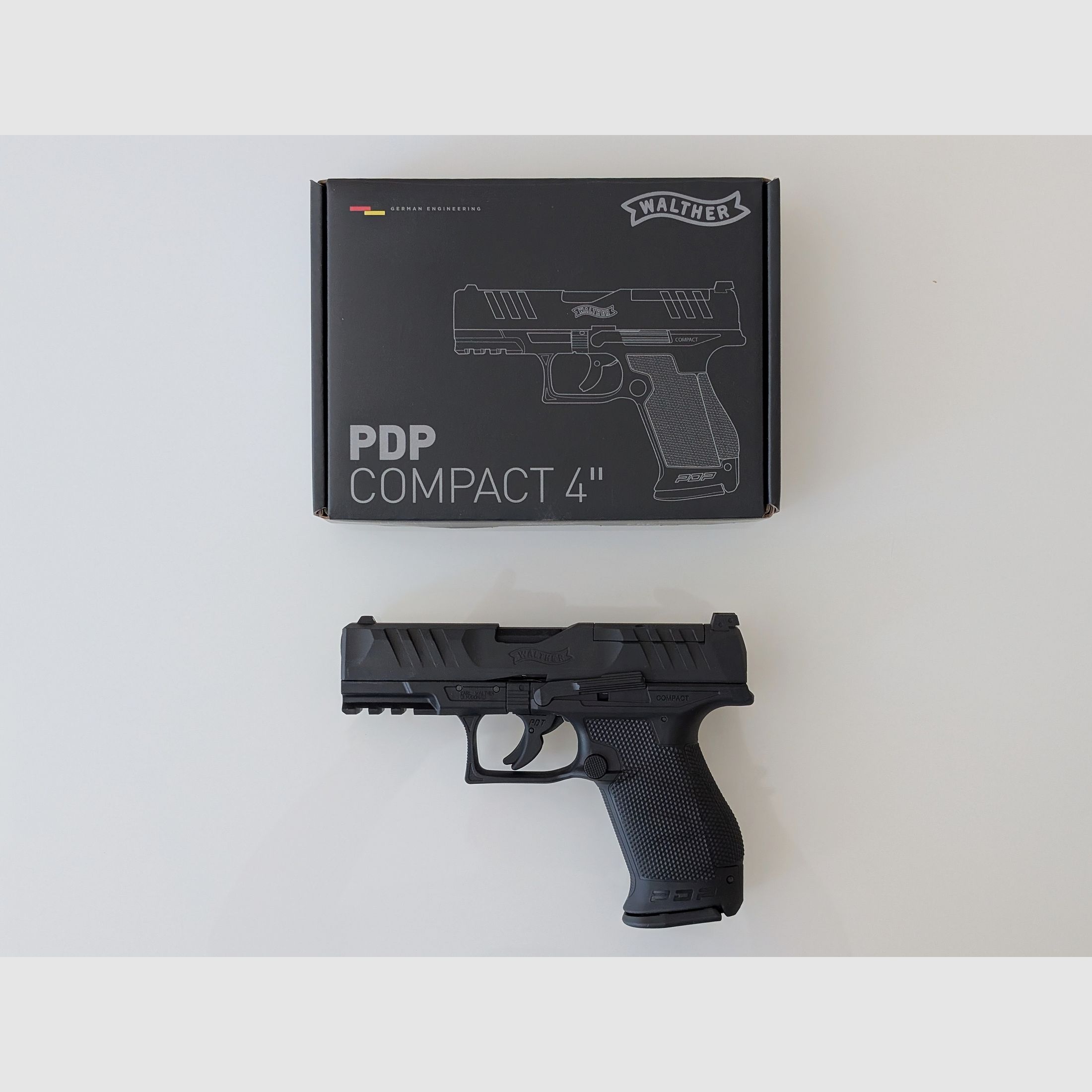 Walther PDP Compact 4" 6 mm, CO₂, < 2,0 J, Optics Ready