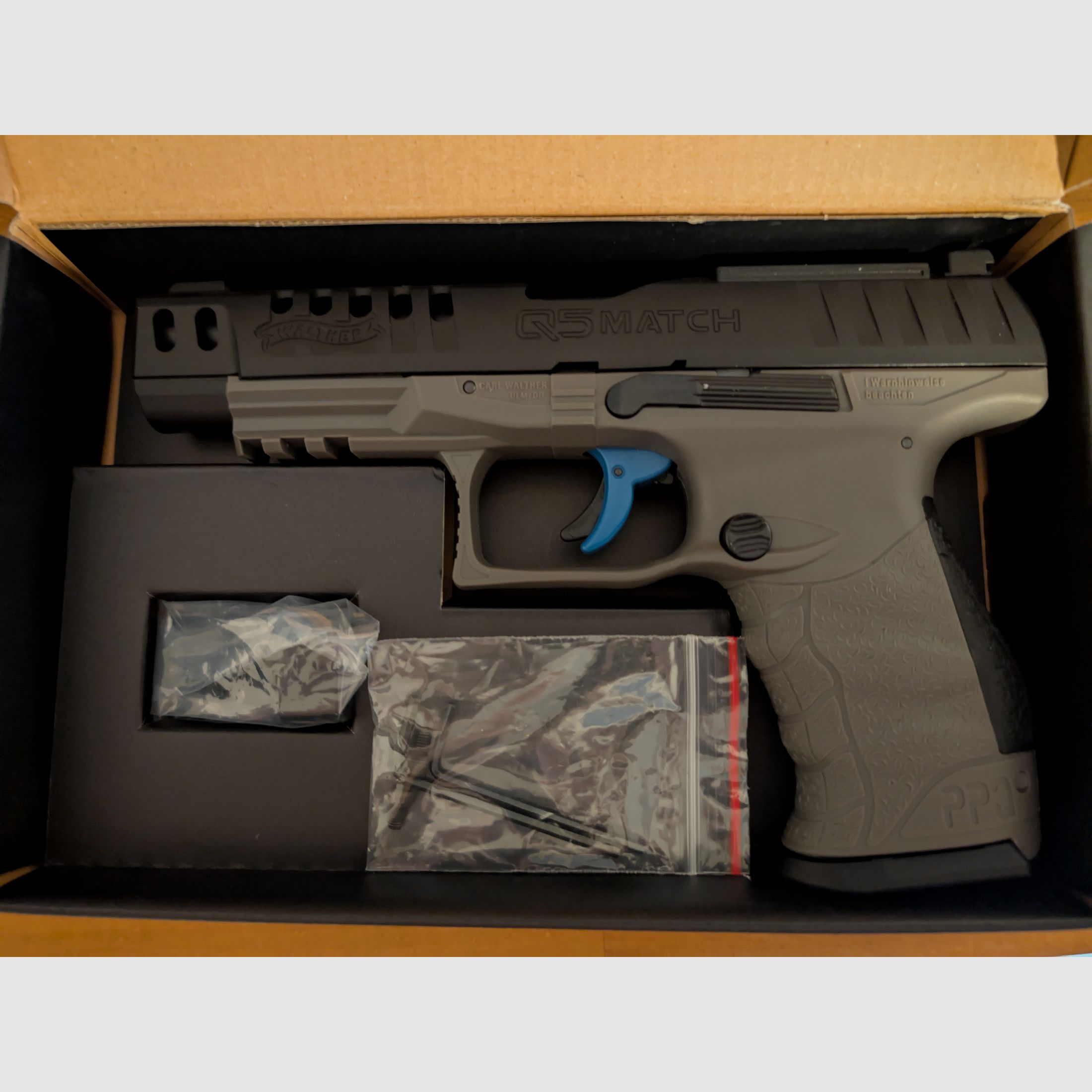 Umarex Walther Q5 Match Combo 5" CO2 NEU - inkl. 2000 Diabolos