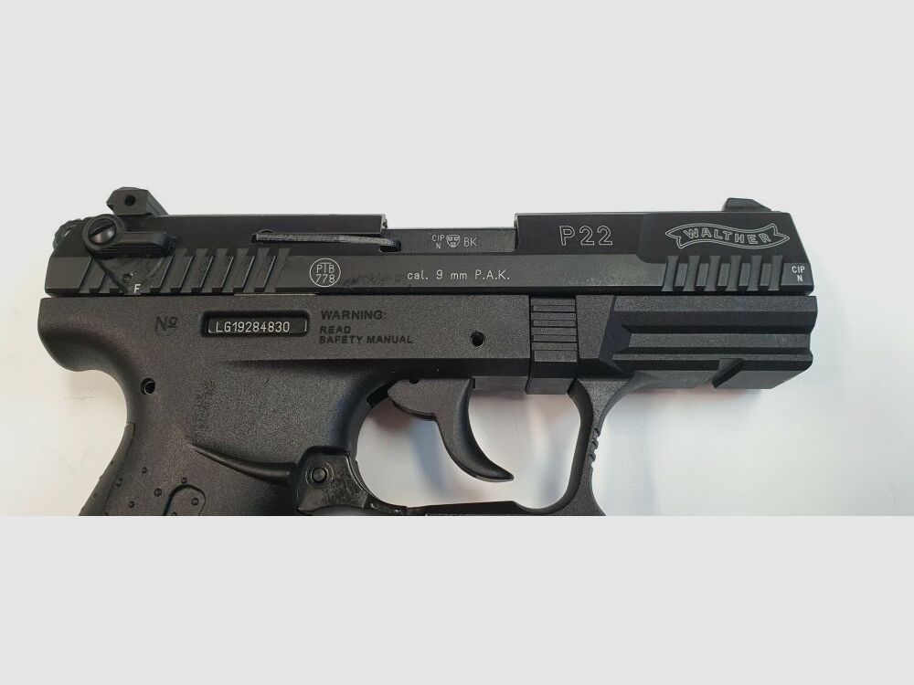 UMAREX Walther P22 Classic Schwarz Kal. 9mm P.A.K. - gebraucht