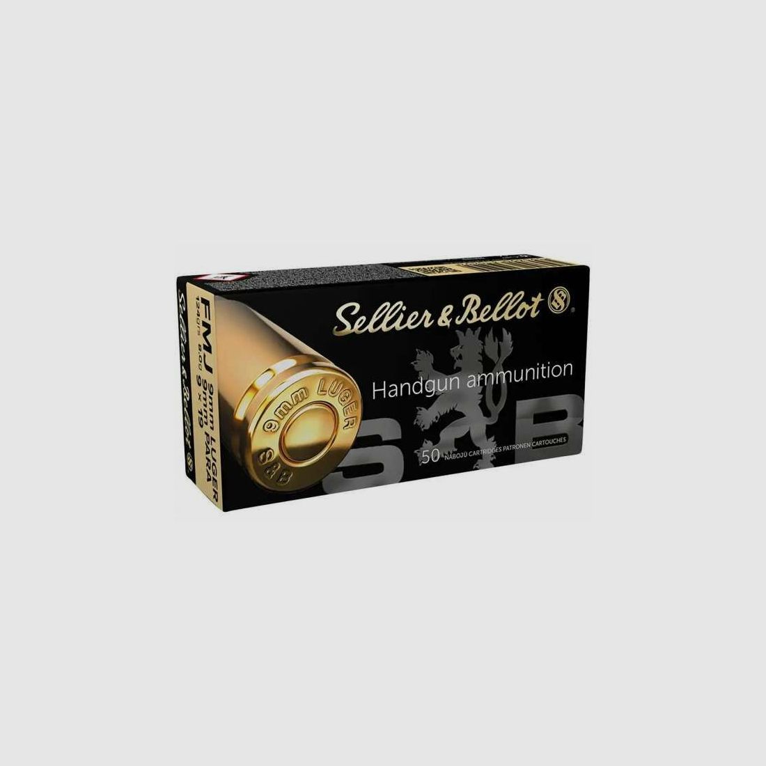 Sellier & Bellot 9 mm Luger Full Metal Jacket 8.0g/124grs.
