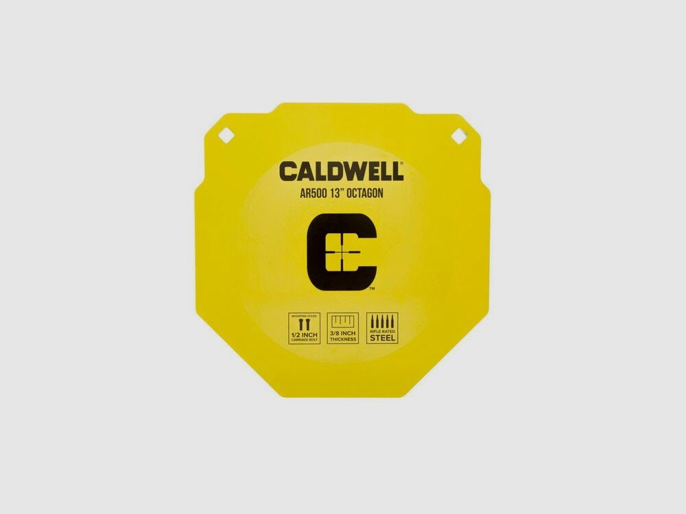 Caldwell AR500 Stahlziel 13″ Octagon
