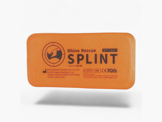 Rhino Rescue Attelle pour Doigts 9,4 cm Orange 10 Pièces