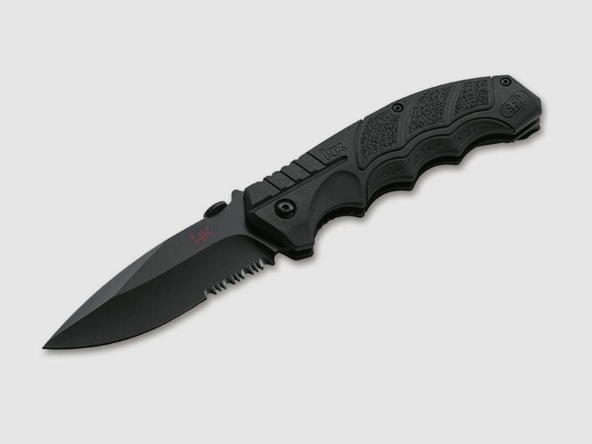 HECKLER & KOCH - Couteau SFP Tactical Folder Tout Noir