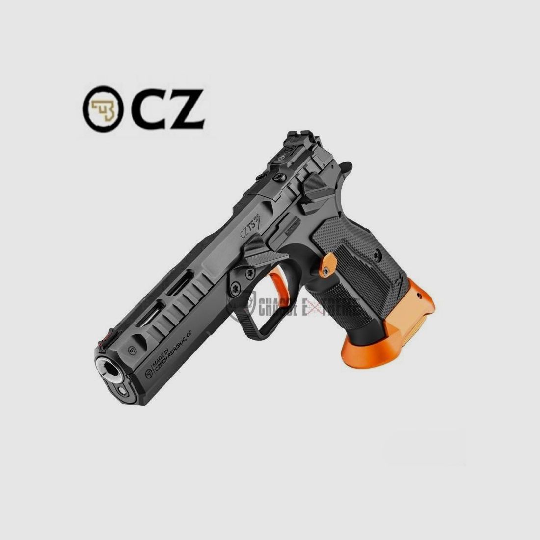Pistole CZ TS 3 Orange Or Kal. 9X19, Bild 3 von 3