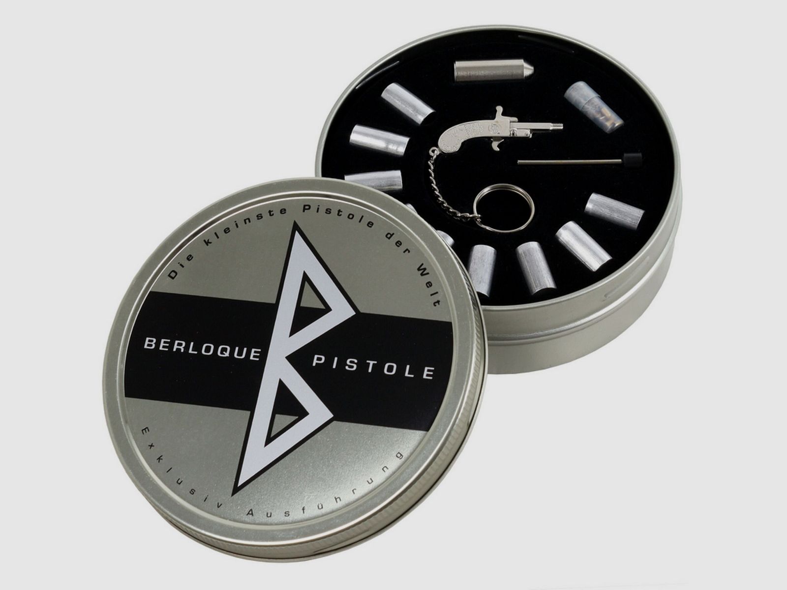 Originale BERLOQUE Pistol Nickel Cal. 2mm, immagine 1 di 2