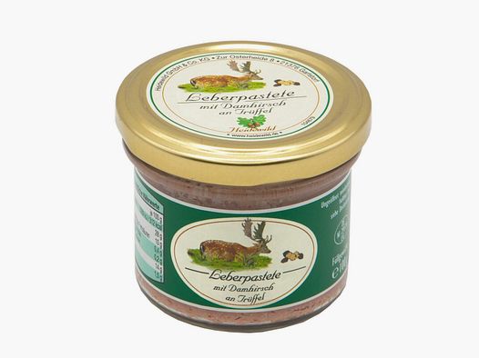 Heidewild Leberpastete mit Damhirsch an Trffel