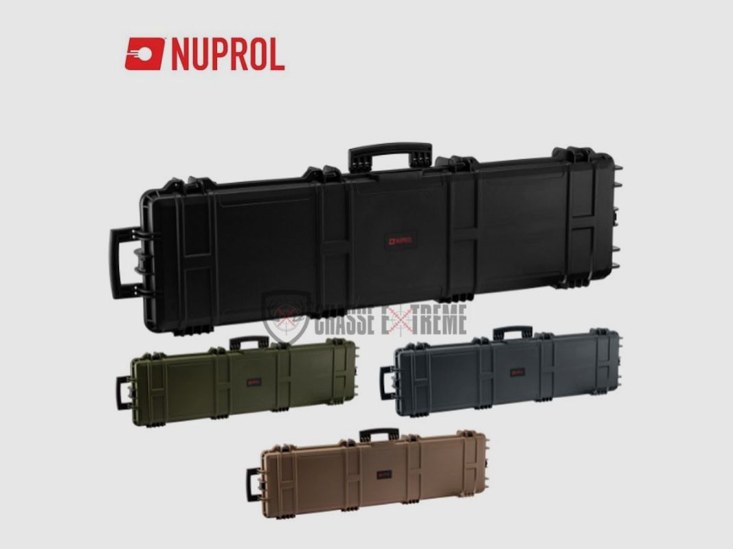 XL Waterproof Gun Case NUPROL 137 X 39 X 15 Cm Pre-Cut Foam, image 1 of 12