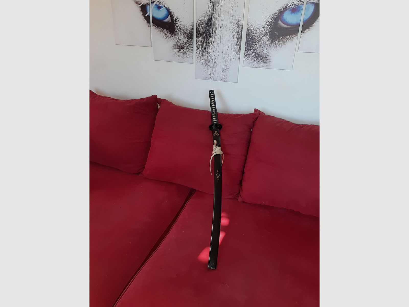 "Töte Bill" - Hattori Hanzo Schwert - Handgeschmiedet & gefaltet, scharf - Blutdamast Edition"