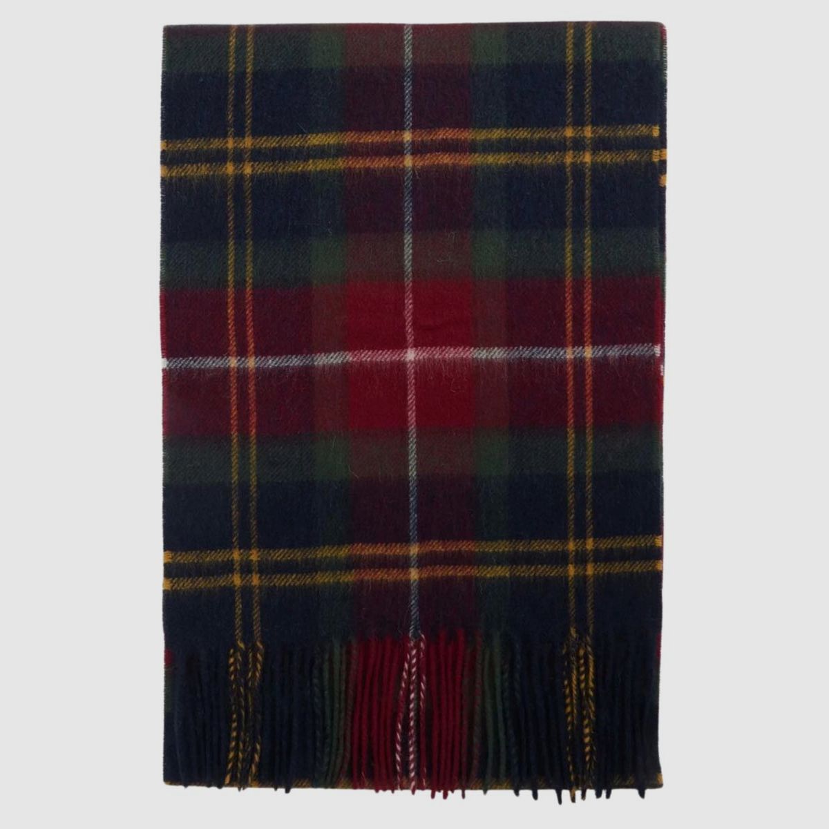 Barbour Schal Chasmere Wool Winterberry Tartan