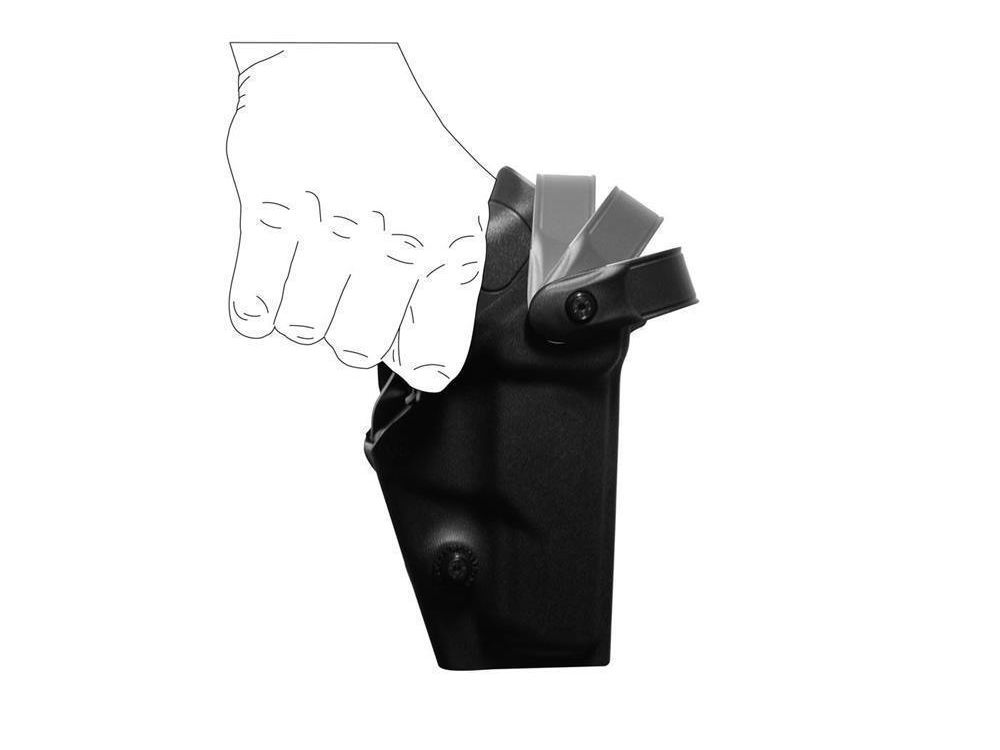 VEGATEK Under Jacket Holster Glock 19/19X/23//25/32/38/45-Schwarz-Linkshänder