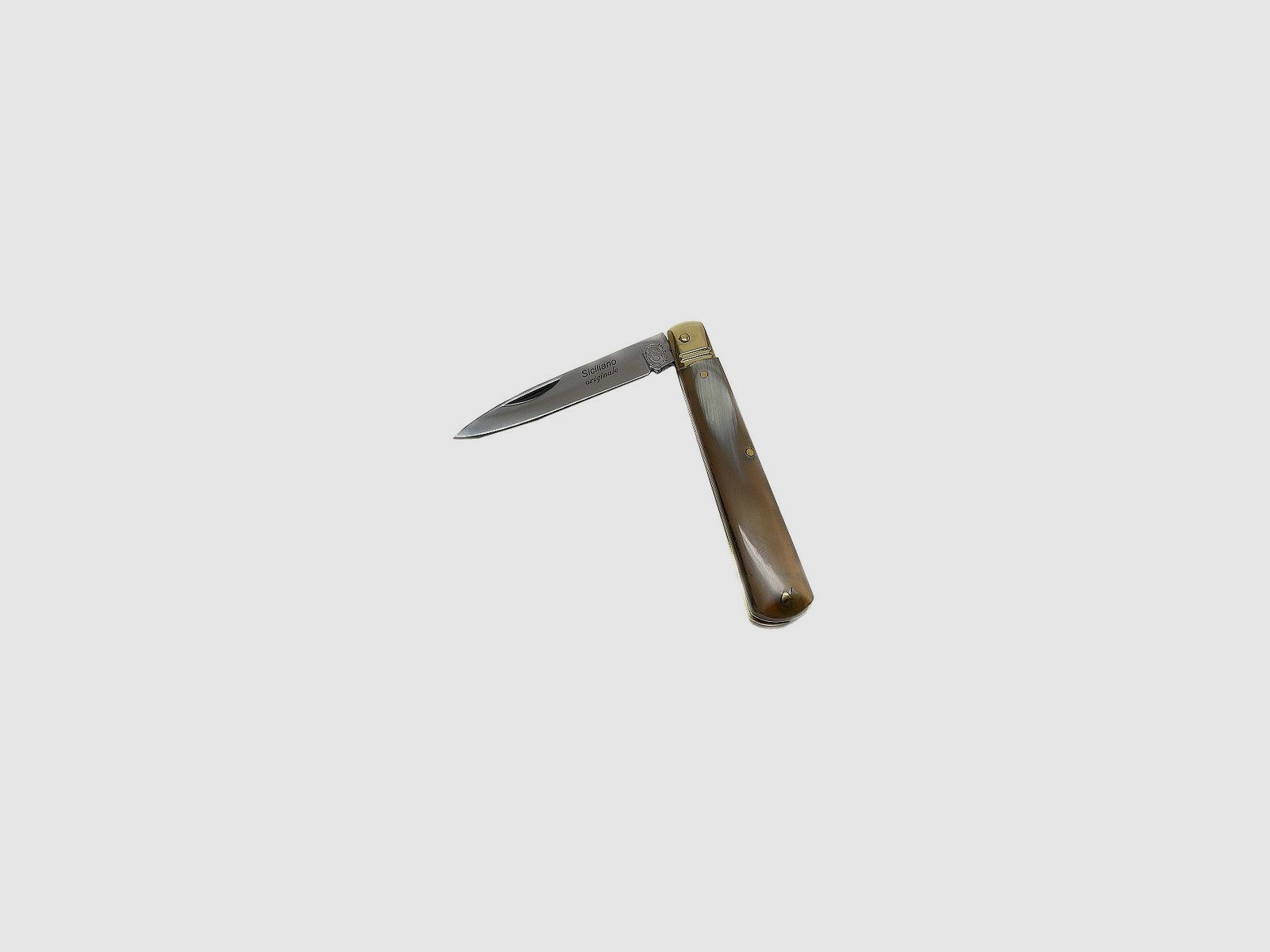 Siciliaans mes, 15 cm, hoornen handvat, afbeelding 1 van 3