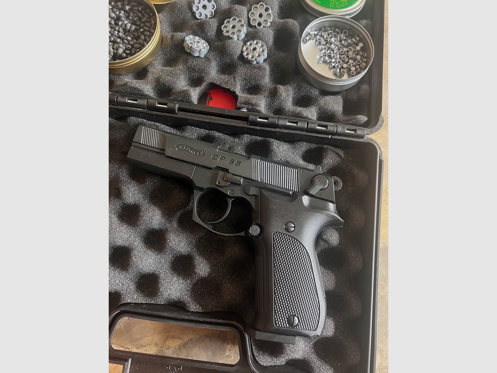 Luftpistole Umarex Walther CP88, 4 Zoll, 4,5 mm Diabolo