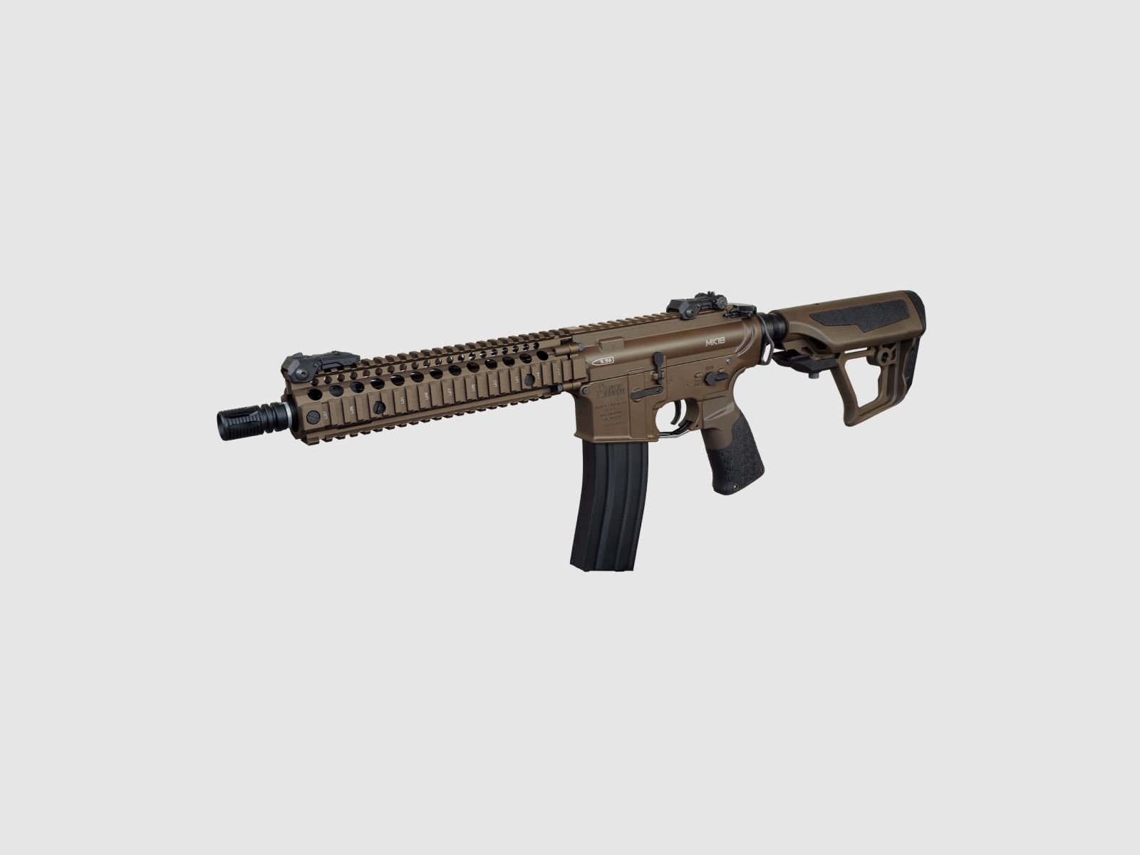 ICS EMG Daniel Defense MK18 S3 (IMT-180S3-1) Coyote Rifle Airsoft S-AEG a partir de 18 años