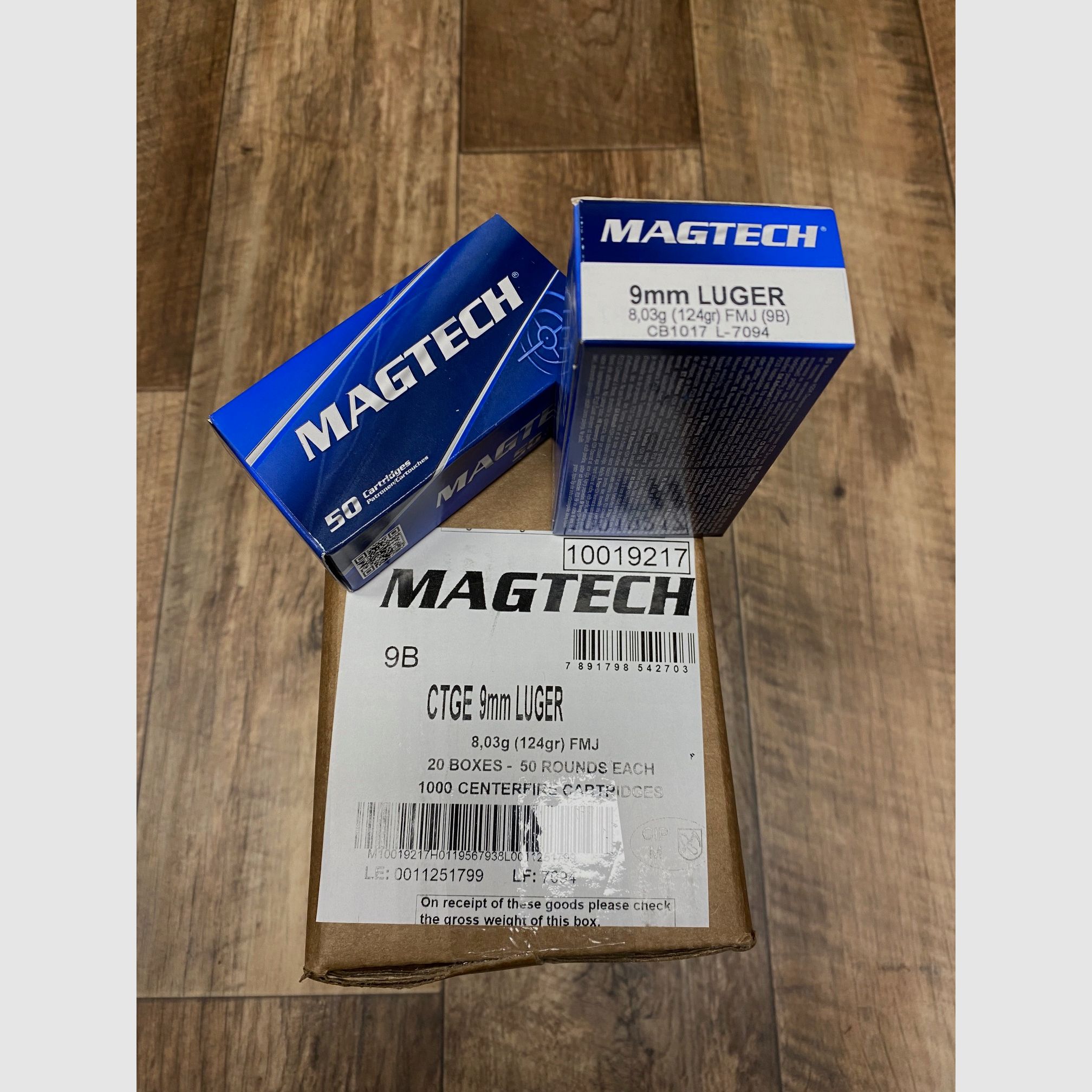 1000 Schuss Magtech  9mm Luger 9x19 124gr. FMJ     www.waffenhandel-kraus.de in Lauf bei Nürnberg 
