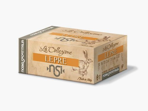 NOBEL SPORT-LA COLLEZIONE-LEPRE-PIOMBO 3-GRAMMI 31-SCATOLA 10 PZ