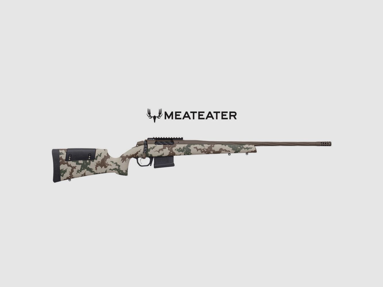 Weatherby 307 MEATEATER EDITION .30-06 SPRING 24"/61CM FLUTED PATRIOT BROWN 1/2"-28