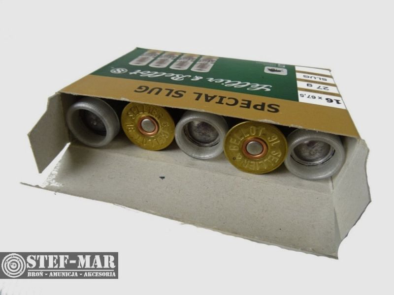 Sellier & Bellot munitie 16x67.5 27 g Special Slug (5 stuks) [S1-9], afbeelding 3 van 3