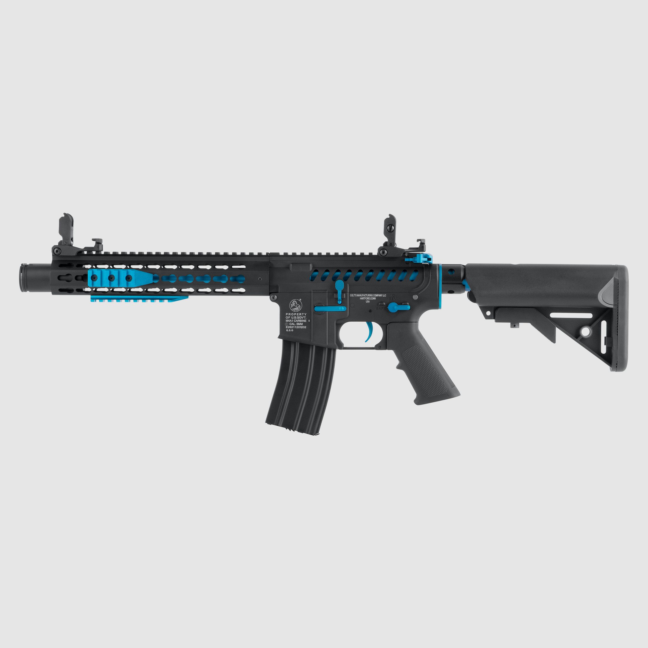Colt M4 Blast Blue Fox 6mm - Airsoft S-AEG