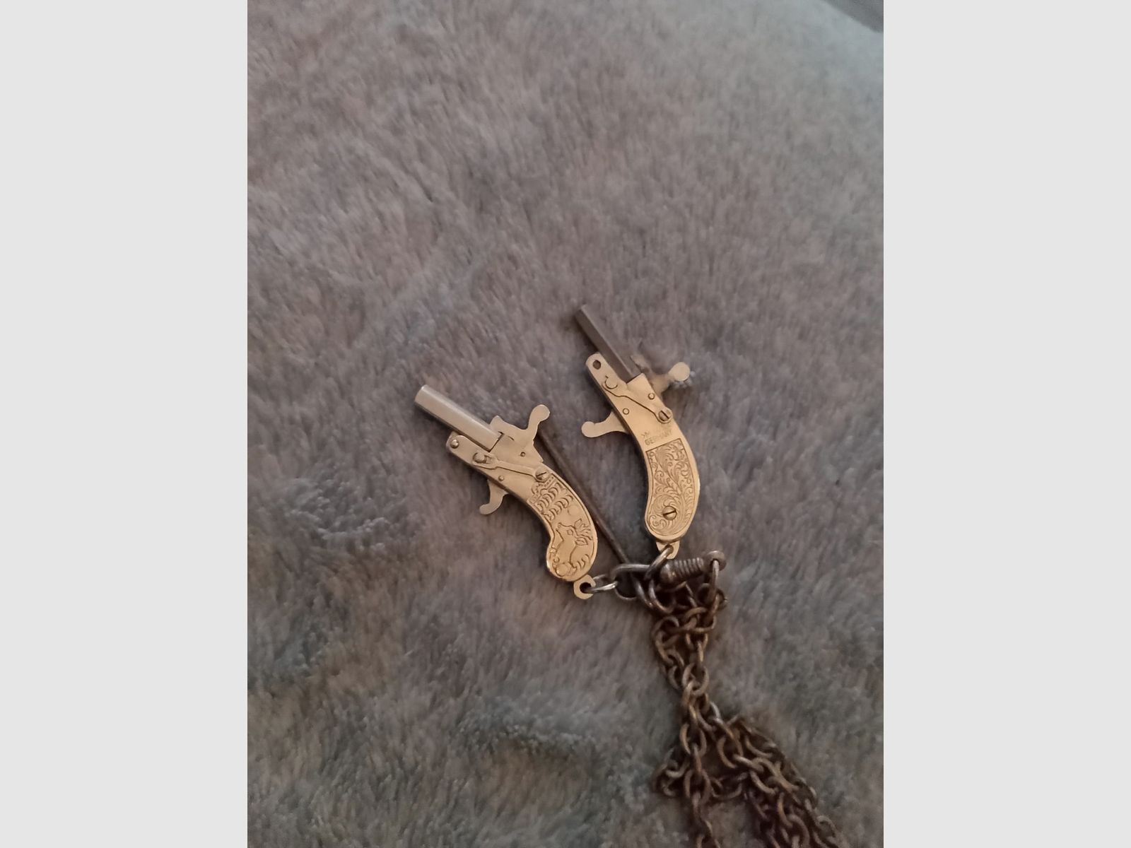 German Maus Pistole Breloque 2mm