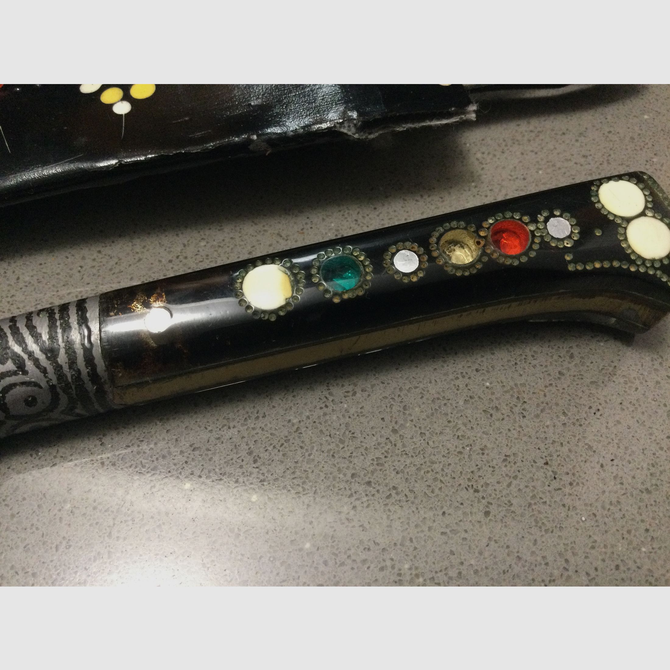 Knife Old, Tartar style, Crimea, very beautiful collector's item.