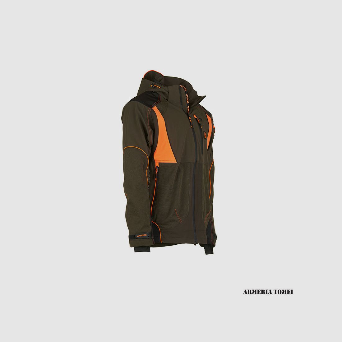 UNIVERS – JACKE X PRO MASTER U-TEX GRÜN/ORANGE, Bild 4 von 5