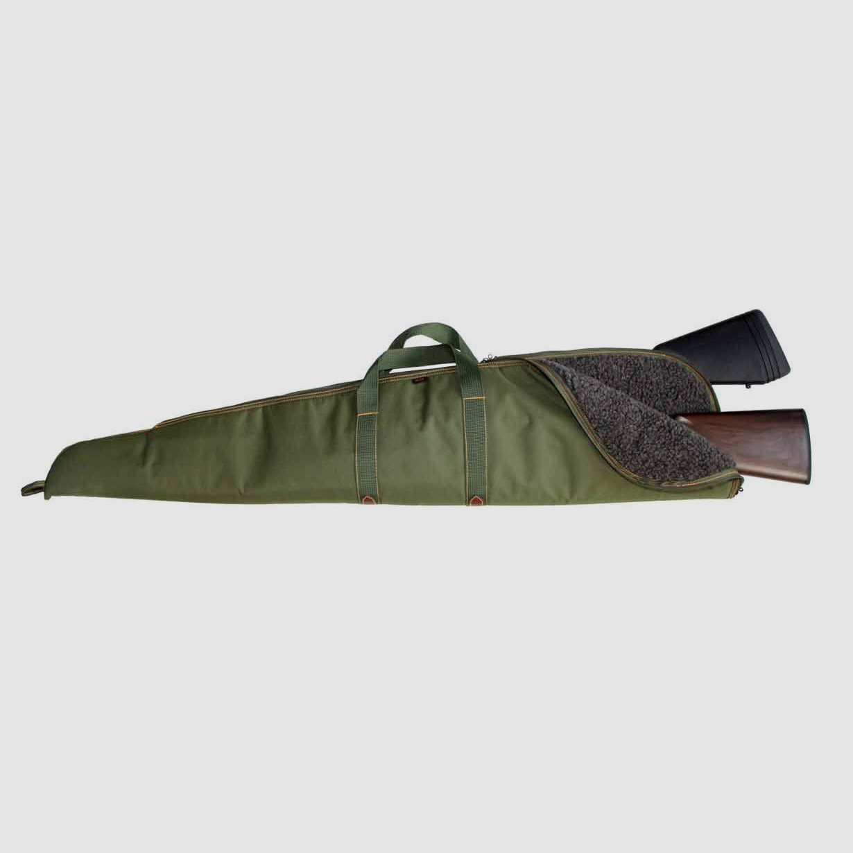 AKAH double étui en fausse fourrure, 128 cm