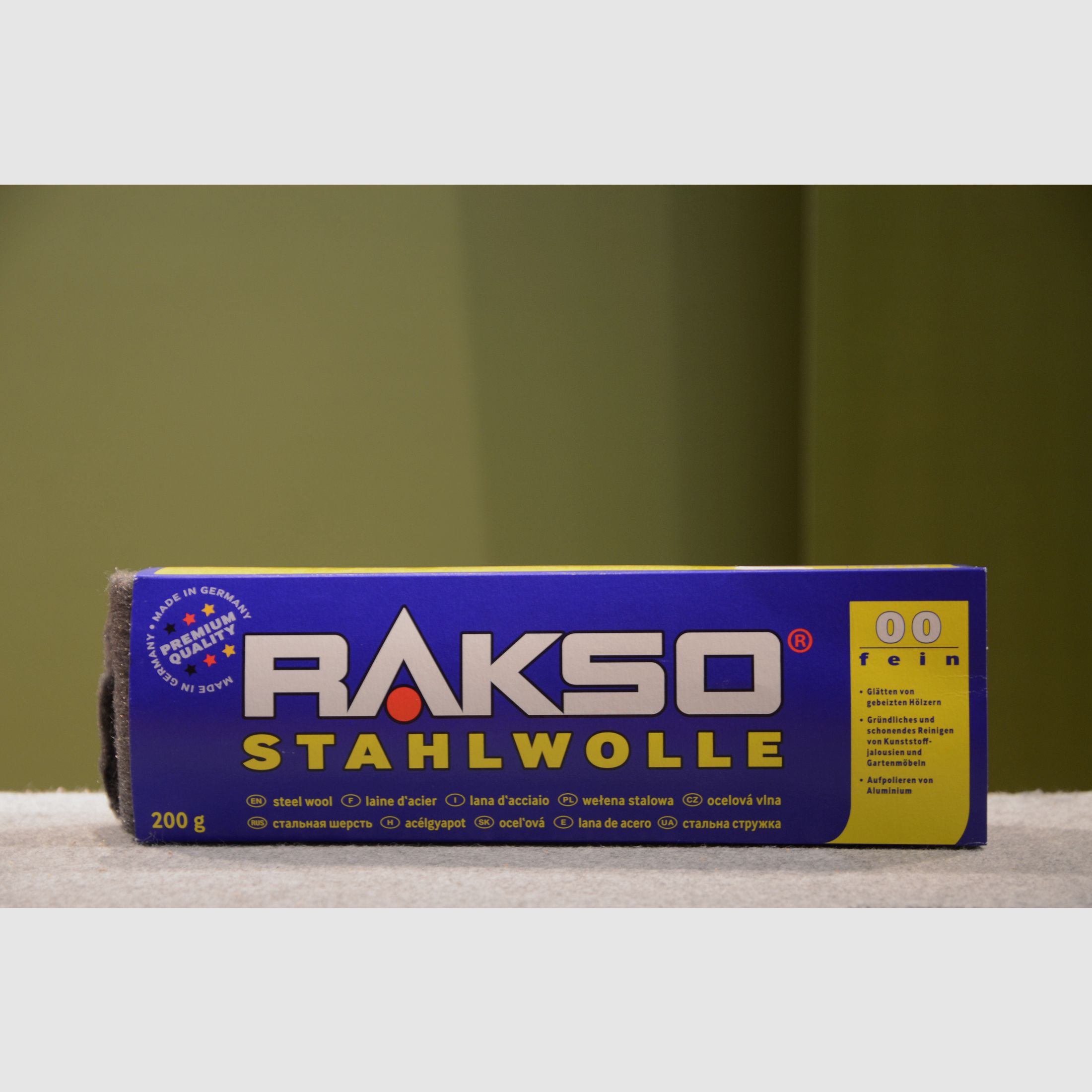 RAKSO Stahlwolle 00