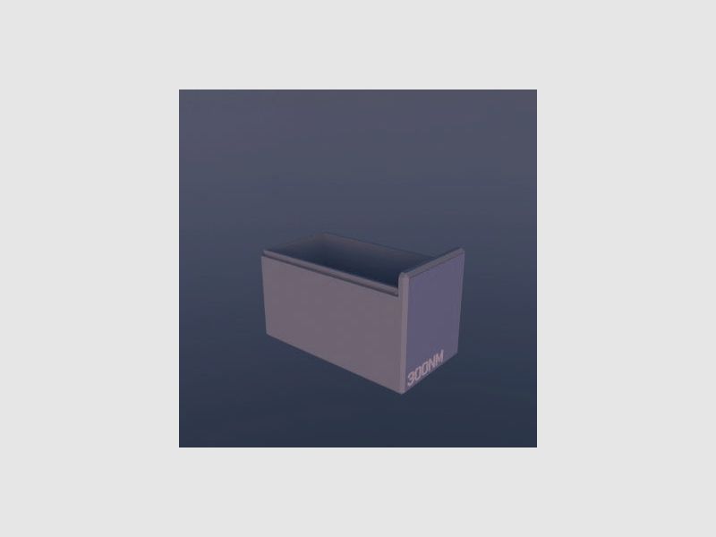 Filamelt Munitionsbox / .300 Norma Magnum / ‘Schiebedeckel’ / Patronenbox, Ammo Box