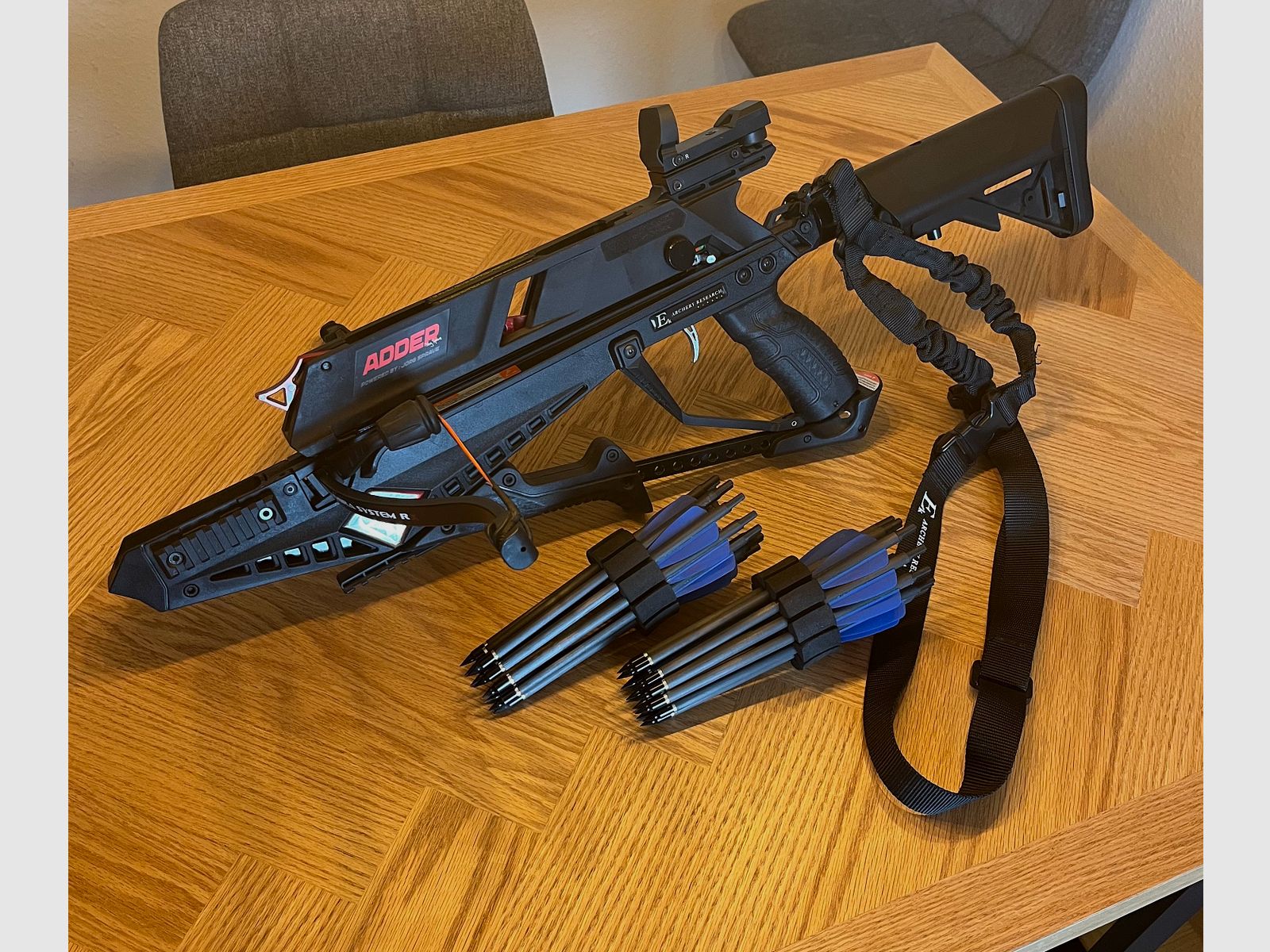 EK Archery Adder Set 130 lbs + extra bolts/packaging